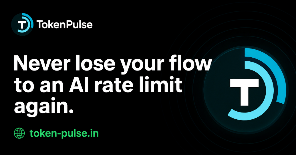 TokenPulse — 官网预览图